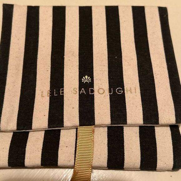 Lele Sadoughi Broadway Front Hoop Statement Earrings Brown Purple Resin Boho NEW - Picture 7 of 7